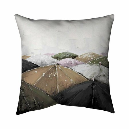 FONDO 20 x 20 in. Spring Showers-Double Sided Print Indoor Pillow FO2775581